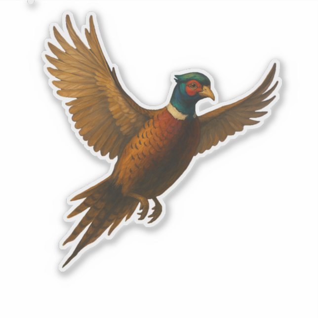 Pegatina Pheasant Cut-out Sticker (Anverso)