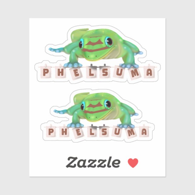 Pegatina Phelsuma (solo para que lo sepas) (Hoja)