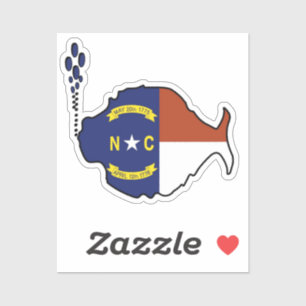 Pegatina Phish de Carolina del Norte