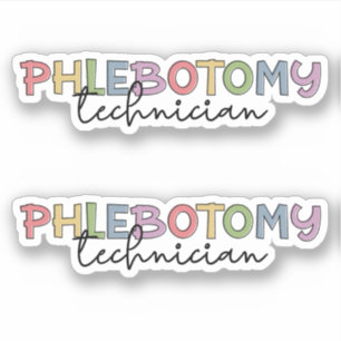 Pegatina Phlebotomy Technician PBT Phlebotomy Tech