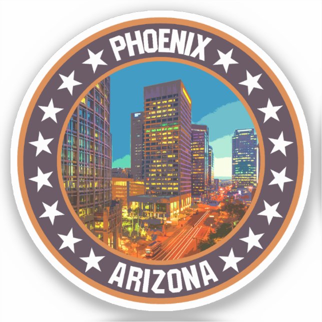 Pegatina Phoenix (Anverso)