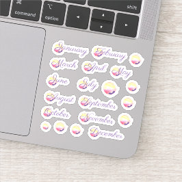 Pegatina Phoenix Fire Month Personalizado-Pegatina de vinil