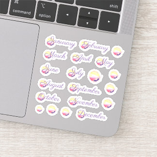 Pegatina Phoenix Fire Month Personalizado-Pegatina de vinil