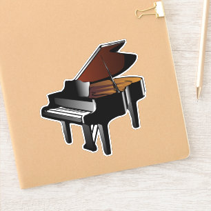 Pegatina Piano.música, música, música
