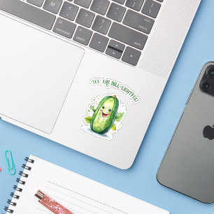 Pegatina Pickle de Personalizado verde lindo