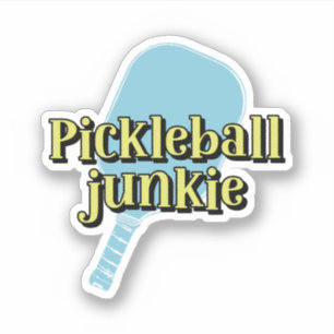Pegatina Pickleball Junkie Pickleball Paddle