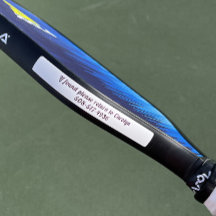 Pickleball Paddle Edge Cinta Nombre personalizado 