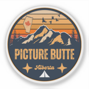 Pegatina Picture Butte, Alberta
