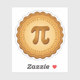 Pegatina Pie con vinílico de costra de Pi