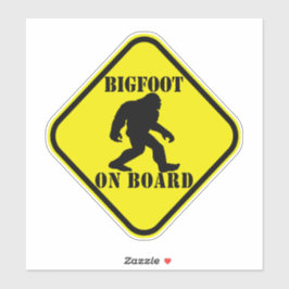 Pegatina Pie grande a bordo