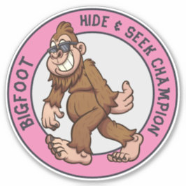 Pegatina Pie Grande | Sasquatch (Editable)