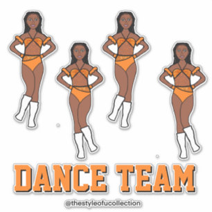 Pegatina Piedras de adormidera del equipo de danza personal