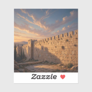 Pegatina Piedras De Jerusalén – Arte De La Pared De Jerusal