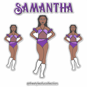 Pegatina Piedras de uva de equipo de baile personalizado