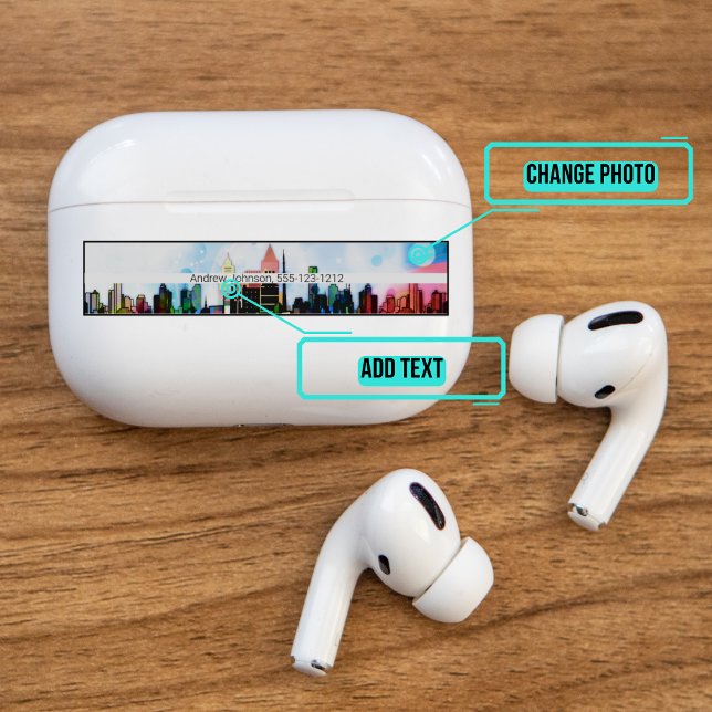 Pegatina Piel decorativa Airpods Pro Funda - Cityscape (Please enjoy our Airpod stickers)