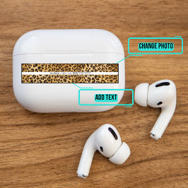 Pegatina Piel decorativa Airpods Pro Funda - Leopard