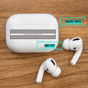 Pegatina Piel decorativa de Airpods Pro Funda - Acero