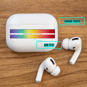 Pegatina Piel decorativa de Airpods Pro Funda - Arcoiris