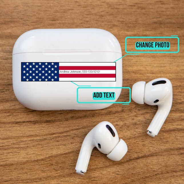 Pegatina Piel decorativa de Airpods Pro Funda - Bandera est (Please enjoy our Airpods stickers)