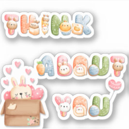 Pegatina Piensa en Ti | Cute Valentine Vinyl Sticker