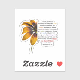 Pegatina Piensen en estas cosas