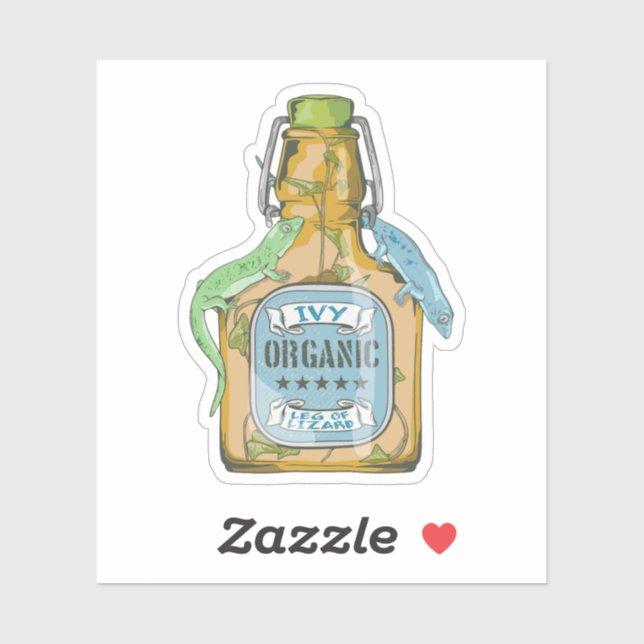 Pegatina Pierna de lagarto Shakespeare Macbeth (Hoja)