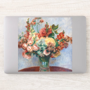Pegatina Pierre-Auguste Renoir - Flores en una plaza