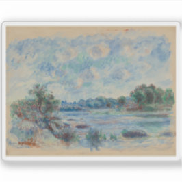 Pegatina Pierre-Auguste Renoir - Paisaje en Pont-Aven