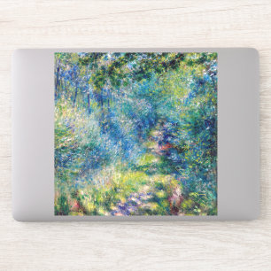 Pegatina Pierre-Auguste Renoir - Sendero por el bosque