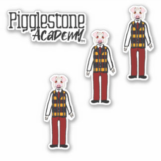 Pegatina Pigglestone Academia Clase Pigg 3