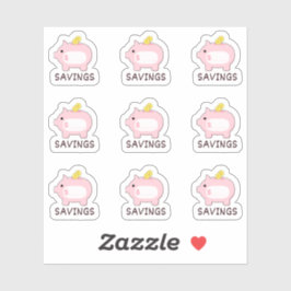 Pegatina Piggy Bank Money Saving Tracker Mini Bujo Planner