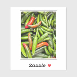 Pegatina Pila De Pescadores Verdes En Picante