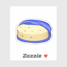 Pegatina Pila de tortillas de harina