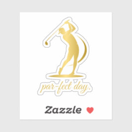 Pegatina pilotos de golf modernos