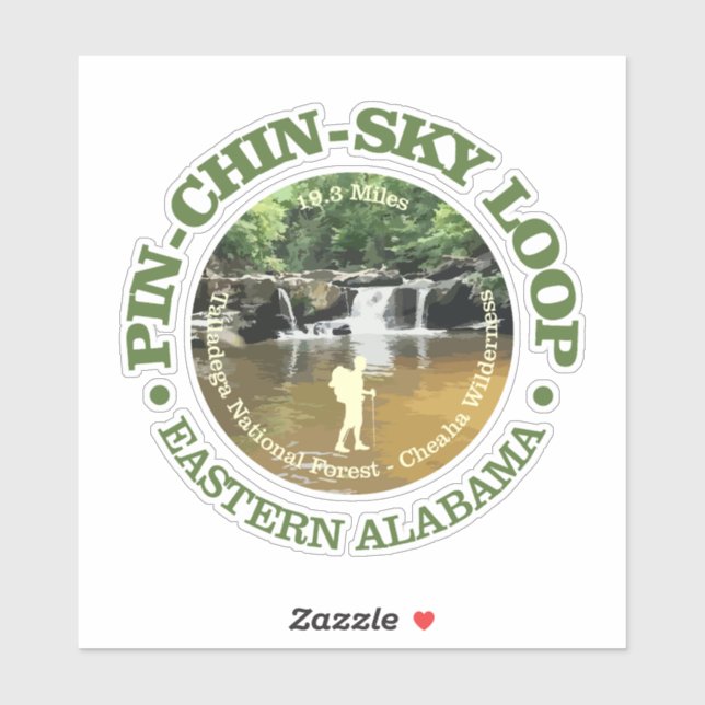 Pegatina Pin-Chin-Sky Loop (rd) (Hoja)
