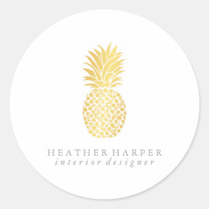 Pegatina - Piña de oro