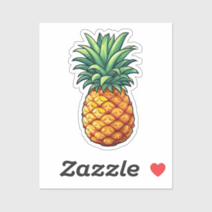Pegatina piña personalizado
