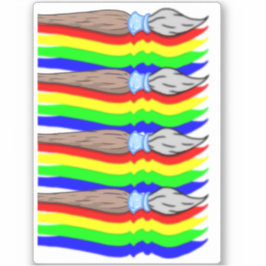 Pegatina Pincel por mí