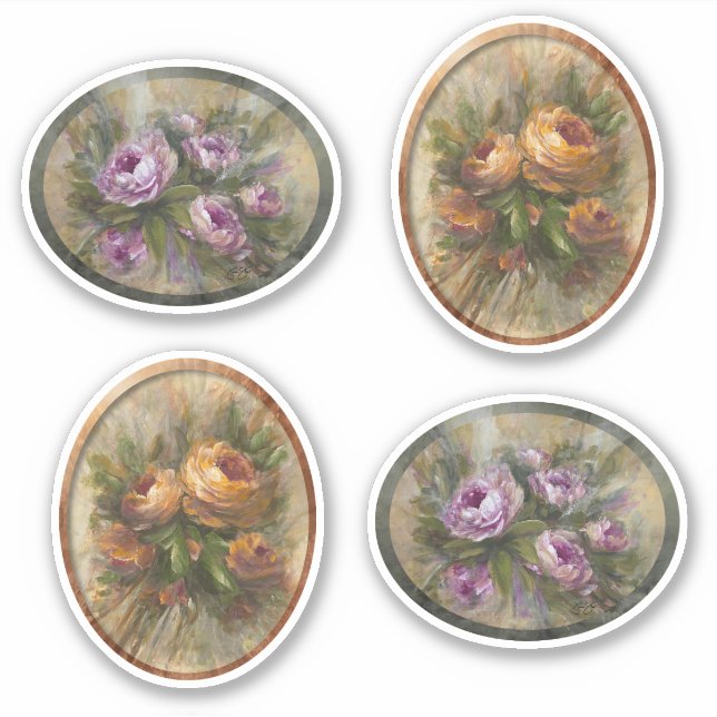 Pegatina Pink 315 Roses (Anverso)