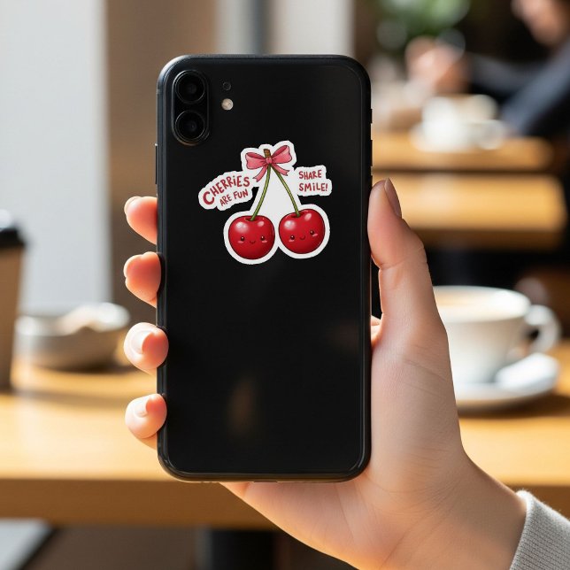 Pegatina  Pink Cherry Coquette Sticker | Girly Kindle  (Subido por el creador)