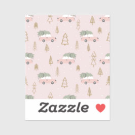 Pegatina Pink Christmas Stickers