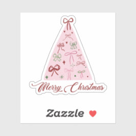 Pegatina Pink Christmas Tree Sticker