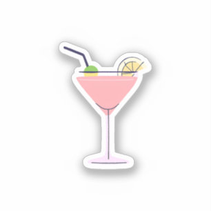 Pegatina Pink Martini