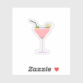 Pegatina Pink Martini