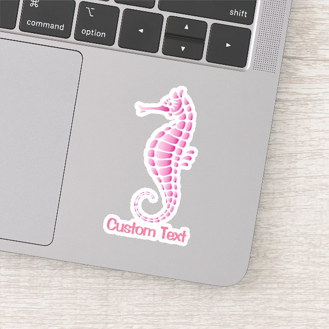 Pegatina Pink Seahorse (Detalle)