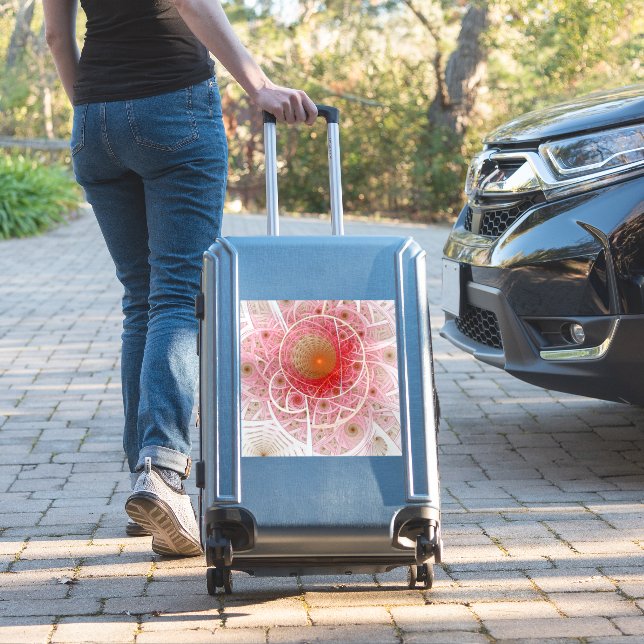 Pegatina Pink Steampunk Abstract (Maleta Insitu)