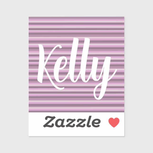 Pegatina Pink stripes (Hoja)