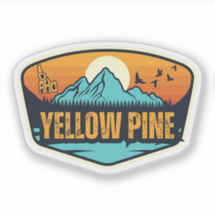Pegatina Pino amarillo, Idaho