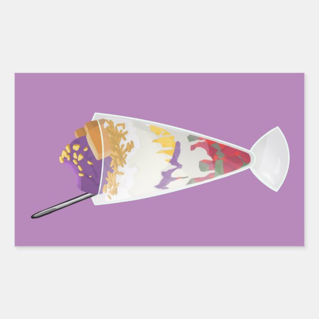 Pegatina Pinoy Favoritos Halo-halo (Anverso)