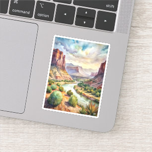 Pegatina Pintado acuático del Parque Nacional Big Bend